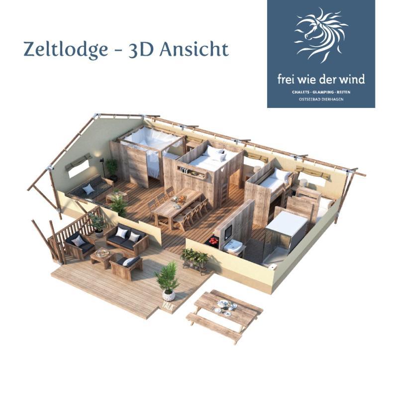 Frei wie der Wind-Glamping Dierhagen Exterior foto